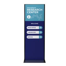 Totem Panel Plus 700x2000x3mm RAL9005 Černý