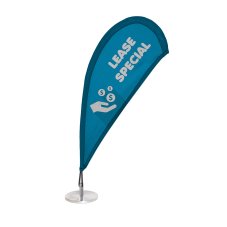 Table Top Flag Micro 60 cm Base And Pole
