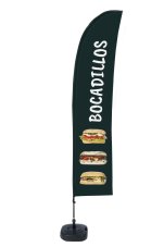 Plážová vlajka Budget Wind Kompletní Sada Sandwiches Španělsky