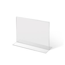 Stojan na menu ve tvaru T na šířku A5