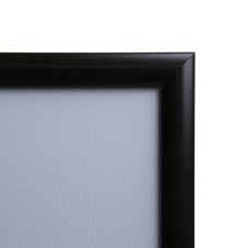 25 mm Rám na plakáty s ostrými rohy 70 x 100 cm Černý