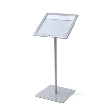 Uzamykatelný menu stojan LED svíticí 2x A4