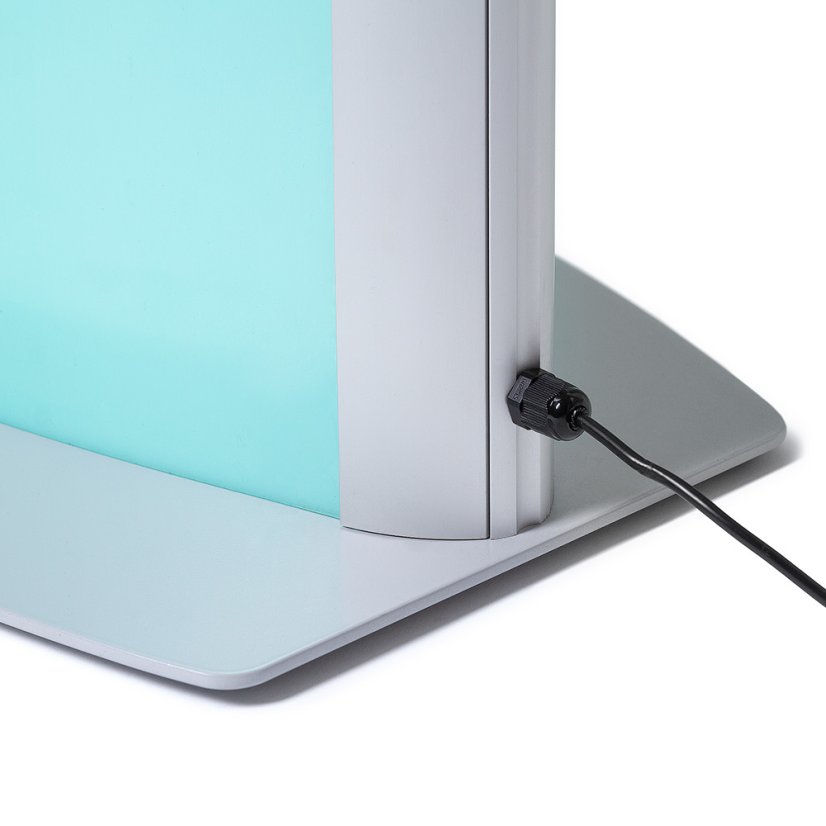 Arcuato® plakátový světelný sloup LED osvětlený 70 x 100 cm
