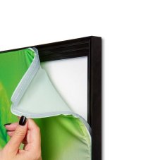Textilní nástěnná dekorace SADA 40 x 40 Bílý květ sněženka I24