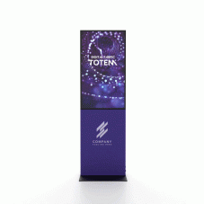 Digitální textilní totem s 43" obrazovkou Samsung
