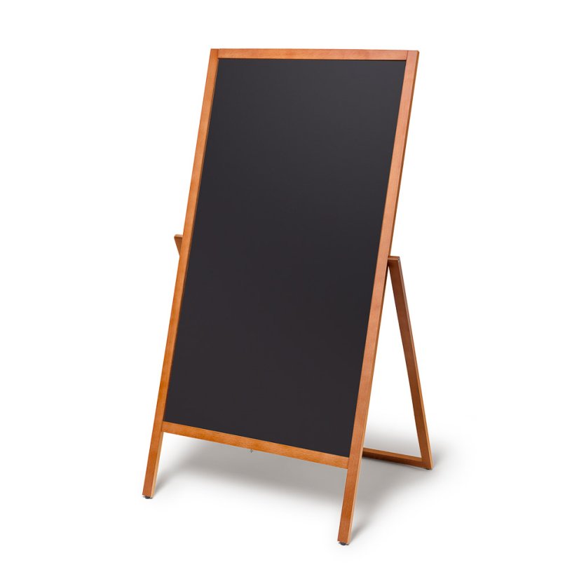 Dřevěný A-stojan Flip 68x140 cm světle hnědý