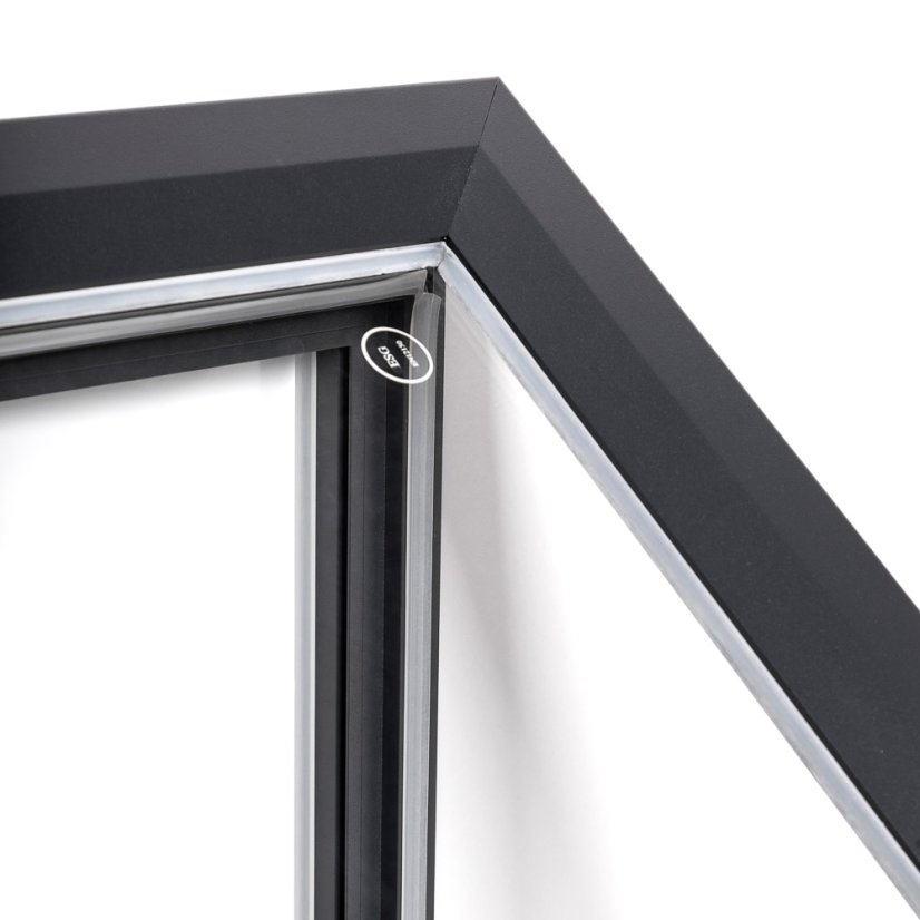 Venkovní uzamykatelná vitrína 6x A4 RAL 7016