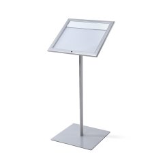 Uzamykatelný menu stojan LED svíticí 2x A4