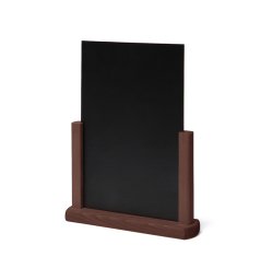 Stolní křídová tabule Natura tmavě hnědá A5