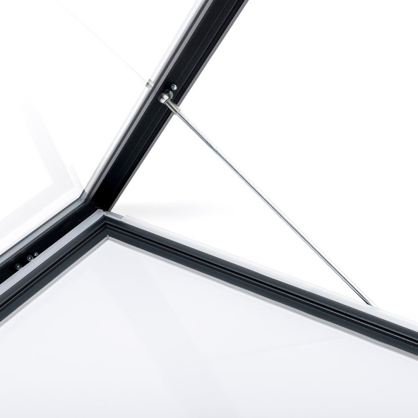 Venkovní uzamykatelná vitrína Slim 4 x A4 Antracit