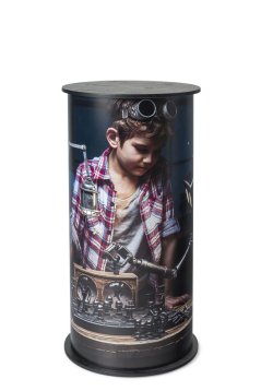 Counter Professional Kulatý Pult - Černý