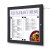 Venkovní menu vitrína LED osvětlená s logopanelem na šířku 2x A4
