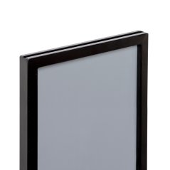 Černý držák plakátu A4 pro flexibilní pásový sloupek