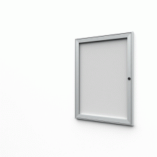 Vnitřní uzamykatelná vitrína Stříbrná 3x A4 RAL7016