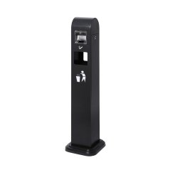 Samostatně stojící popelník s košem