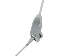 Nástěnné LED osvětlení 116 stříbrné napájecí zástrčka vzadu