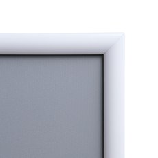 25 mm Snap Frame Zkosené Rohy A3 Bílý