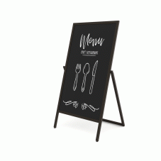 Dřevěný A-stojan Flip 68x140 cm černý