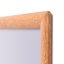 25 mm Snap Frame Zkosené Rohy A2 Dřevěný