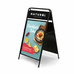 A-Board Elegant ocel s logem 50 x 70