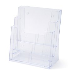 Scritto® Stojan na letáky na pult/zeď 3x A4 na výšku