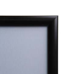 25 mm Rám na plakáty s ostrými rohy 70 x 100 cm Černý