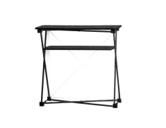 Counter Fabric Table Top Černý