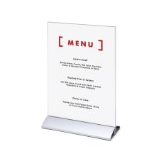 Držák menu karty na výšku A4