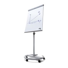 Scritto® Flipchart Vario s kruhovou ocelovou základnou