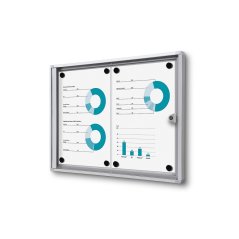 Vnitřní uzamykatelná vitrína Economy B1 požárně certifikovaná 2x A4