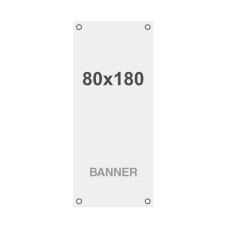 Symbio banner s otvory 510g/m2 80 x 180 cm