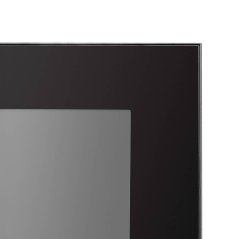 Digitální štíhlý totem černý s 43" Samsung obrazovkou a dotykovou fólií