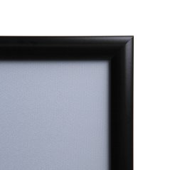 25 mm Snap Frame Zkosené Rohy A3 Černý