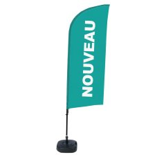 Plážová vlajka Alu Wind 310 Set WT Nová Tyrkysová FR I499 ECO