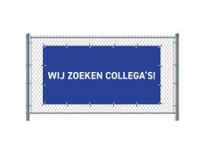 Banner na plot 200 x 100 cm Přijímáme holandsky modrý