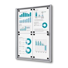 Vnitřní uzamykatelná vitrína Economy B1 požárně certifikovaná 4x A4