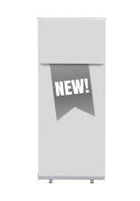 Roll-Banner Budget 85 Kompletní sada Novinka šedá anglicky