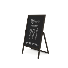Dřevěný A-stojan Flip 55x105 cm černý