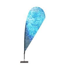 Beach Flag Fiber Drop Large Graphic ECO