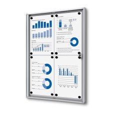Vnitřní uzamykatelná vitrína Economy 4x A4