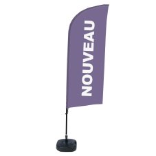 Plážová vlajka Alu Wind 310 Set WT Nová Zelená FR I501 ECO