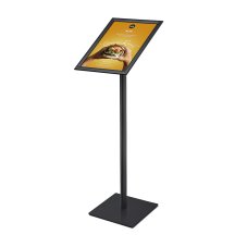Menu stojan Design Standard černý 25 mm zkosené rohy A3