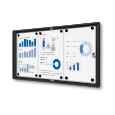 Vnitřní uzamykatelná vitrína Economy černá 3x A4