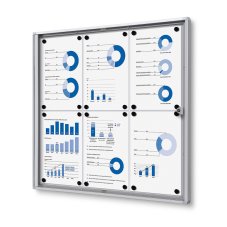 Vnitřní uzamykatelná vitrína Economy 6x A4