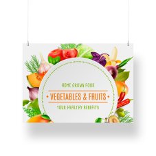 Závěsný banner 70 x 100 cm KAPA® 5 mm jednostranný