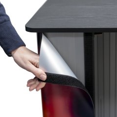 Counter Professional Čtvercový Pult - Černý