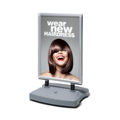 Windtalker® City s plastovou základnou stříbrný A1