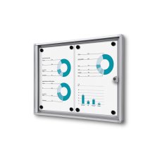 Vnitřní uzamykatelná vitrína Economy B1 požárně certifikovaná 2x A4