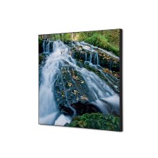 Textilní nástěnná dekorace SADA 40 x 40 Lesní potok I828
