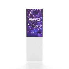 Smart Line Digitální totem bílý s 43" obrazovkou Samsung